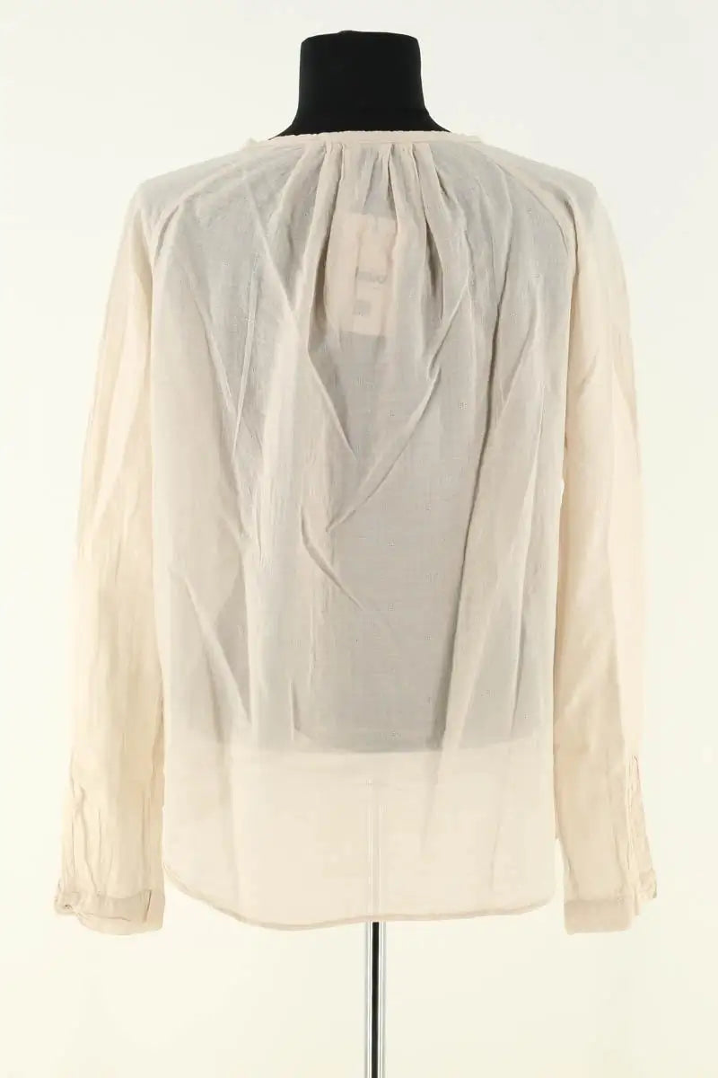 Blouse Pomandère Beige en Coton