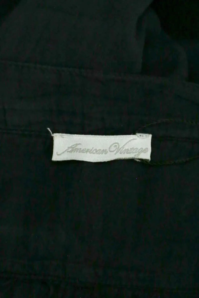 Blouse American Vintage Marine en Coton