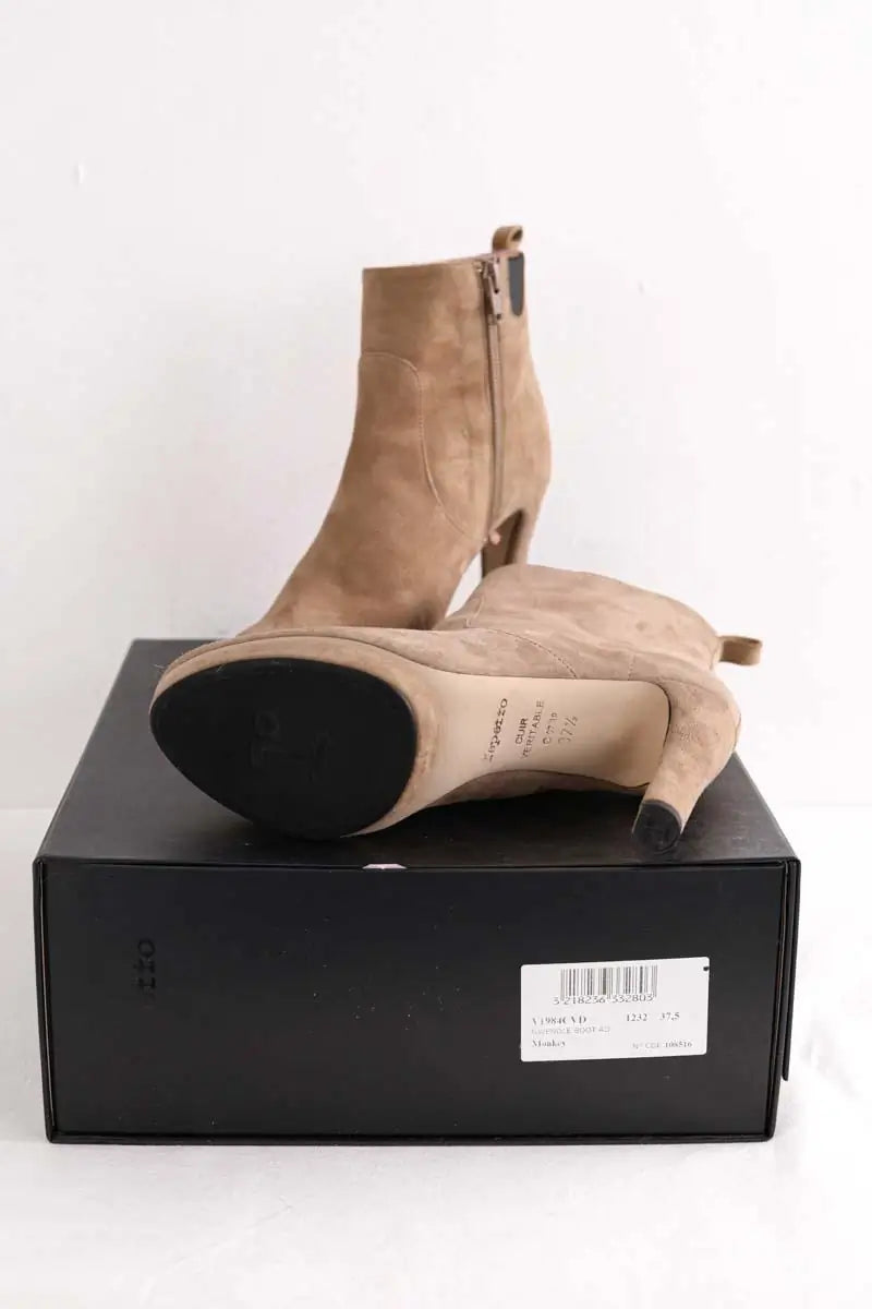 Talons Repetto Beige en Daim