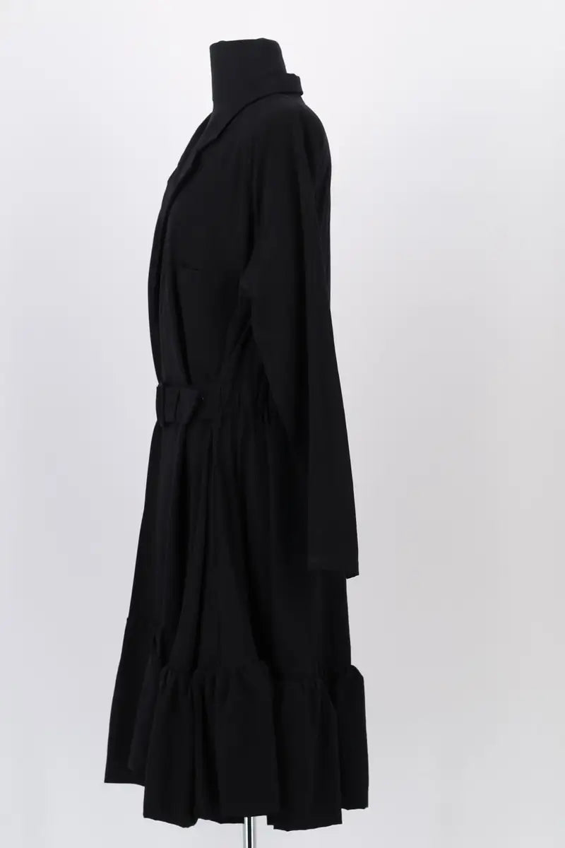 Robe Yohji Yamamoto Noir en Laine