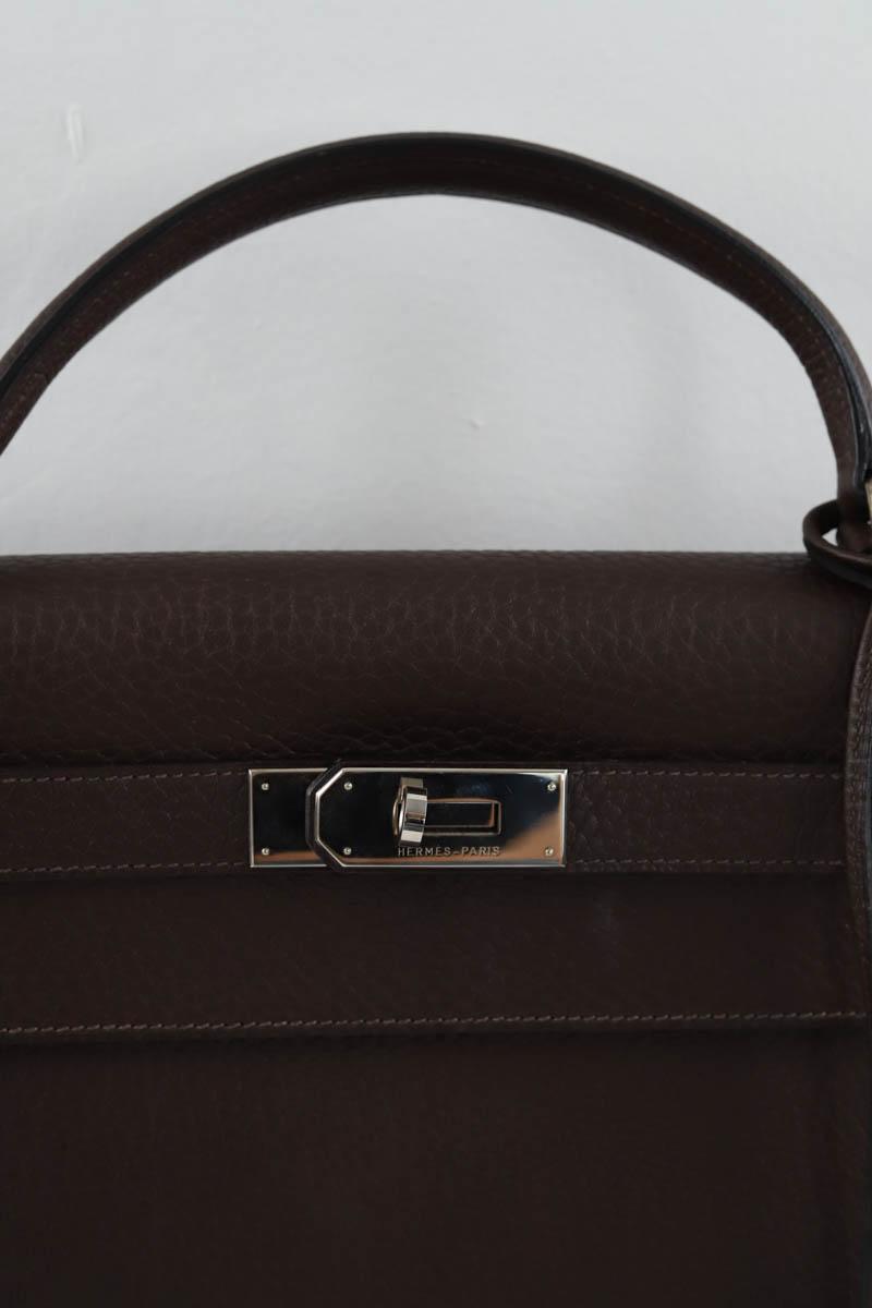 Sacs à main Hermès Kelly 40 Marron