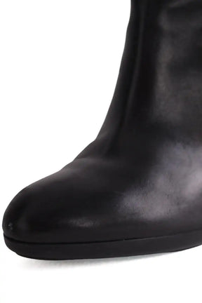 Boots à boucles Sergio Rossi Noir en Cuir