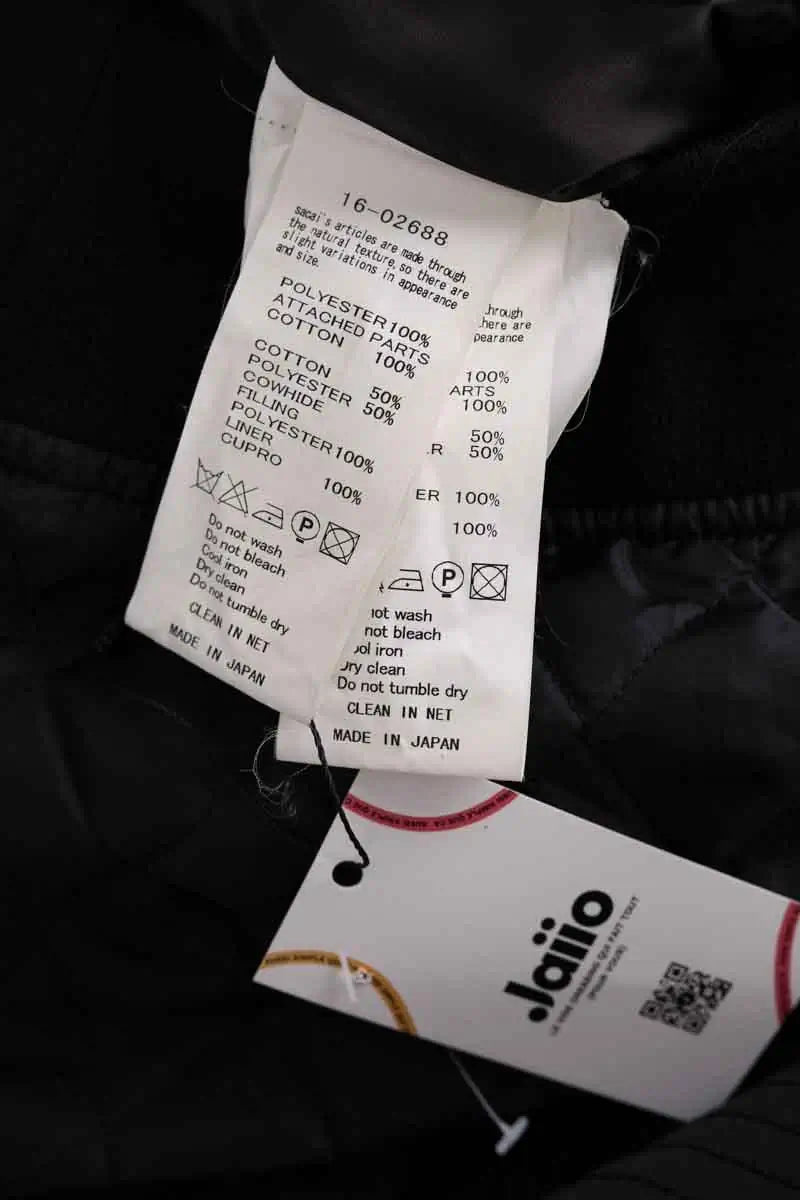 Blouson Sacai Noir en Synthétique