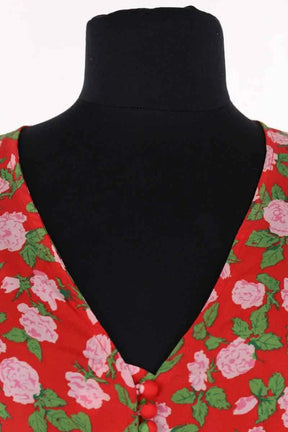 Robe Rouje Rouge en Synthétique