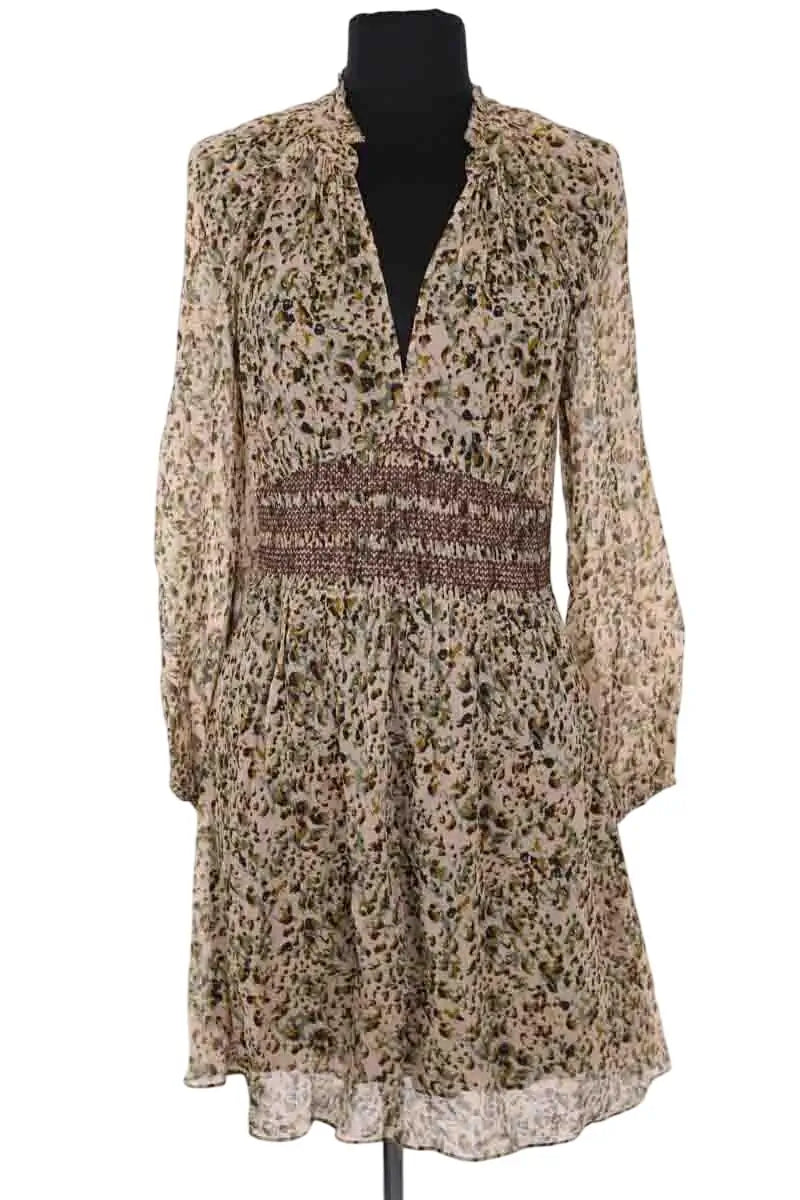 Robe Ba&Sh Beige en Viscose, taille XS - Seconde Main