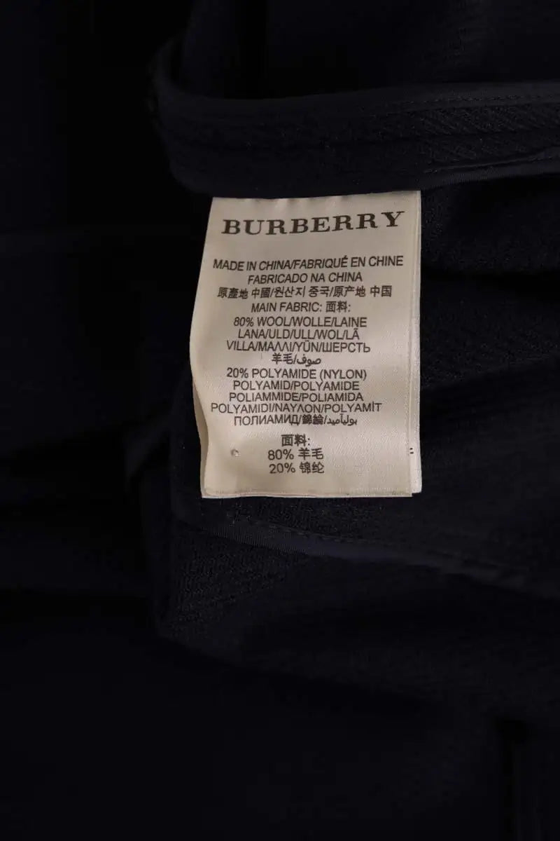 Robe Burberry Marine en Laine