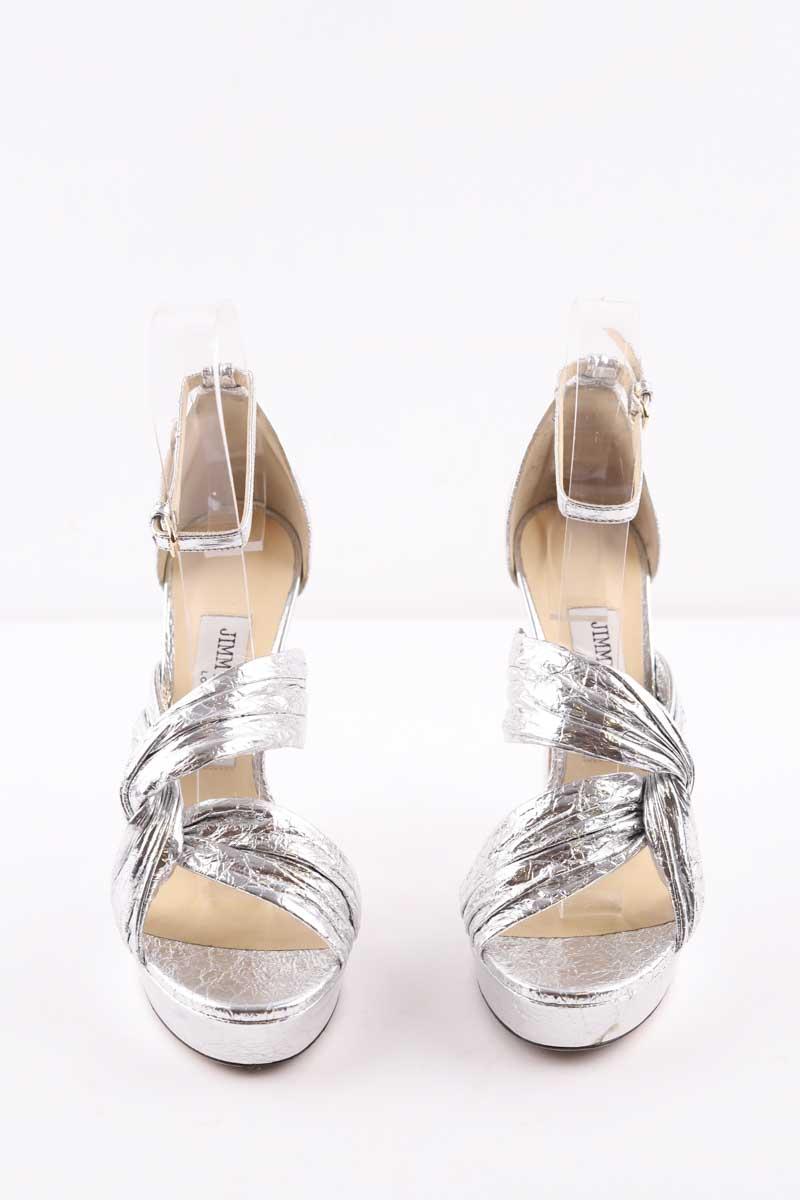 Talons Jimmy Choo  Argent