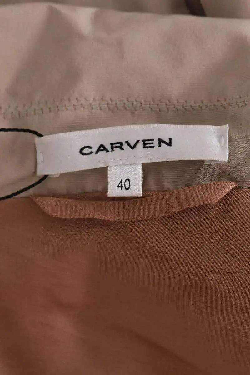 Trench-coat Carven Beige en Synthétique