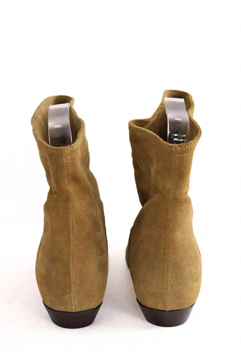 Bottes Isabel Marant Kaki en Cuir