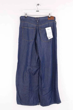 Pantalon FIVE Bleu en Coton