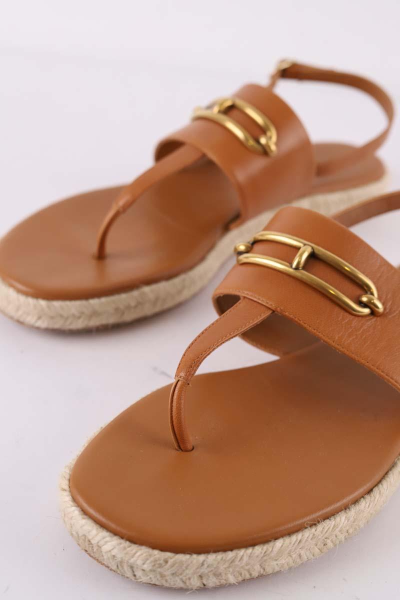 Sandales Hermès  Marron