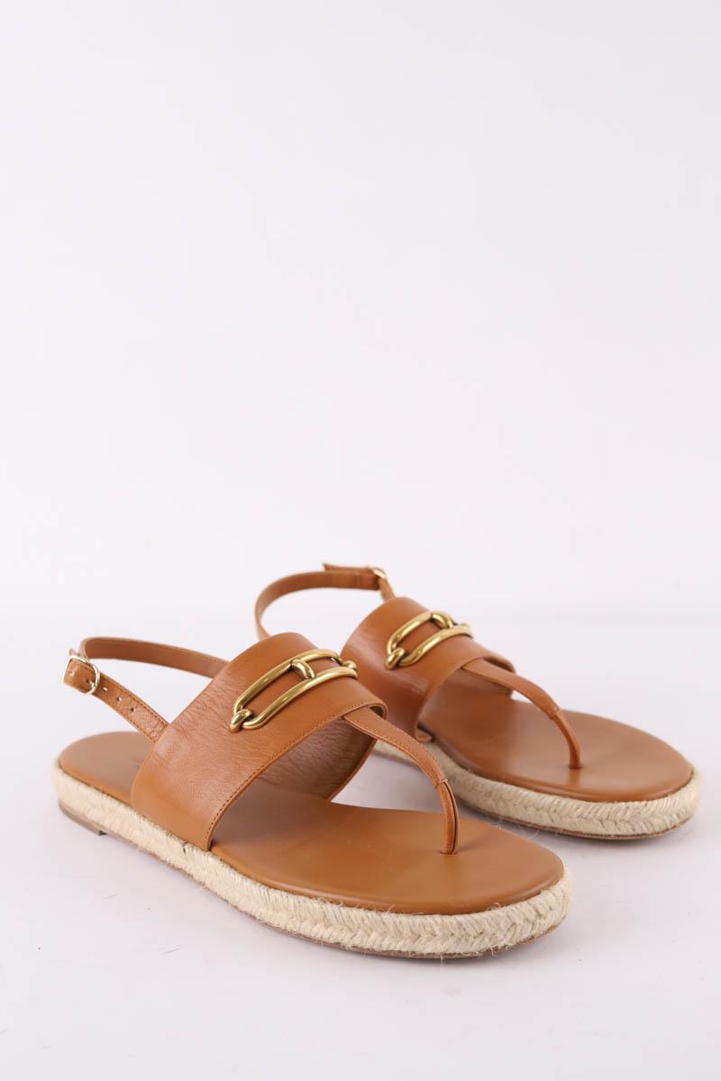 Sandales Hermès  Marron