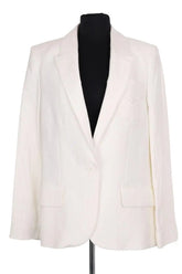 Blazer Zadig & Voltaire Blanc en Lin, taille M - Seconde Main