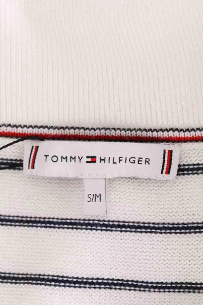 Pull Tommy Hilfiger Blanc en Coton