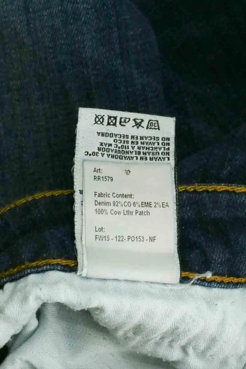 Jean slim R13 Bleu en Coton - élasthanne