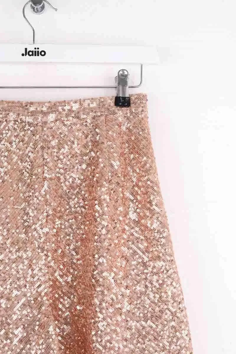 Mini short Maje Rose en Synthétique