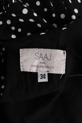 Robe Saaj Noir en Viscose