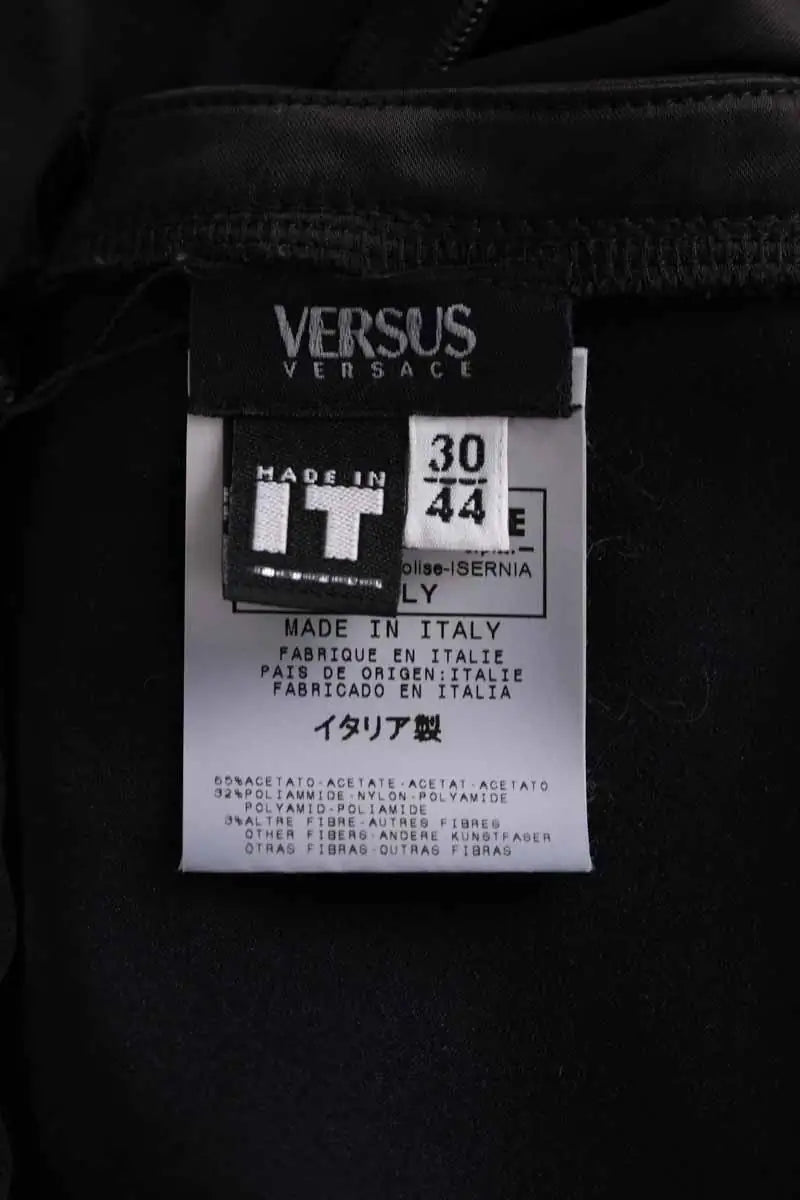 Robe Versace Noir en Synthétique