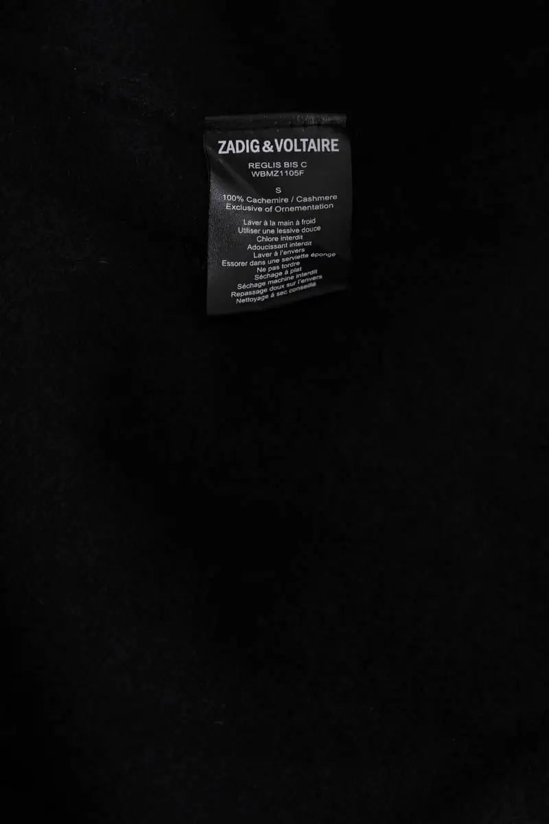 Pull Zadig & Voltaire Noir en Cachemire