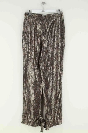 Pantalon Carot Claudie Pierlot Doré en Synthétique