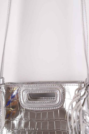 Sacs à bandoulière Maje Sac M Argent