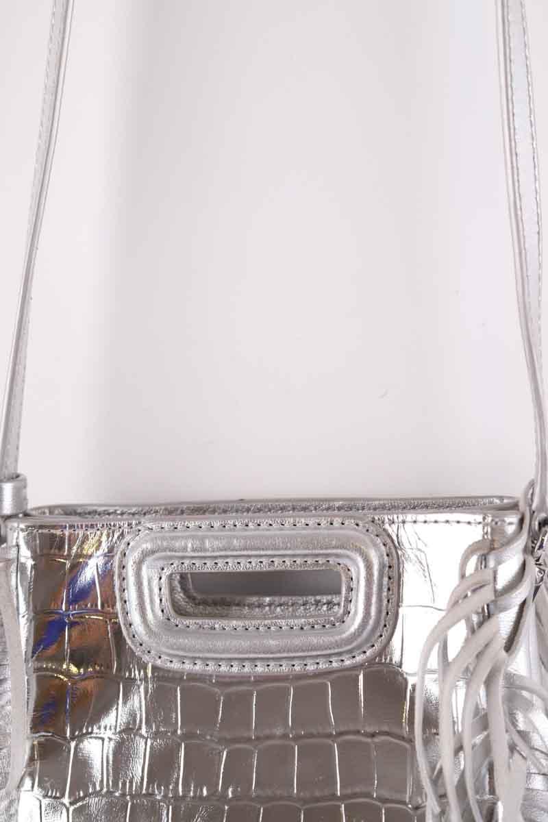 Sacs à bandoulière Maje Sac M Argent