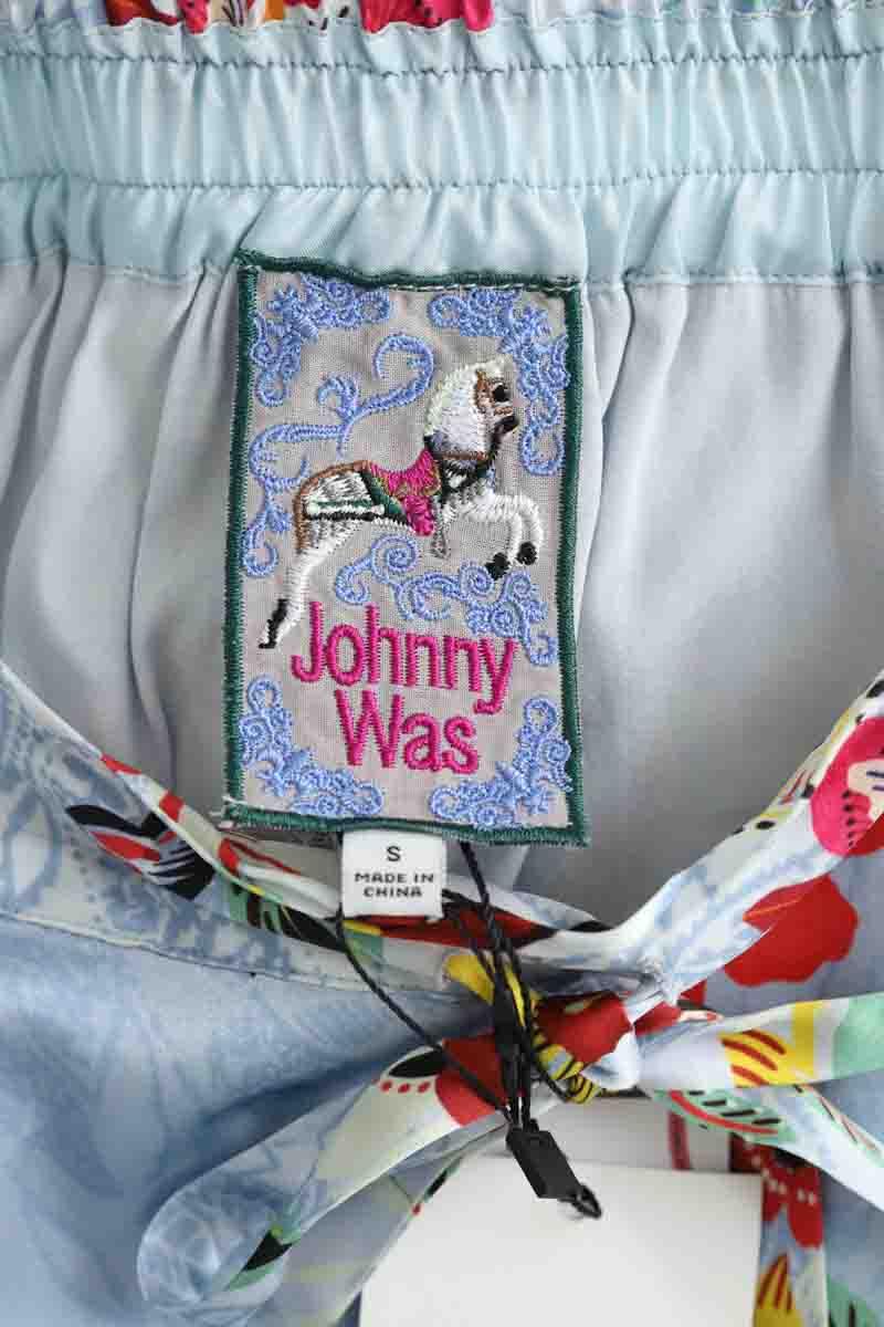 Droit Johnny Was  Bleu