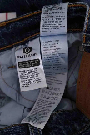 Jean droit Levi's 501 Bleu en Coton