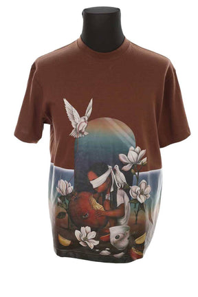 T-shirt 3.Paradis  Marron