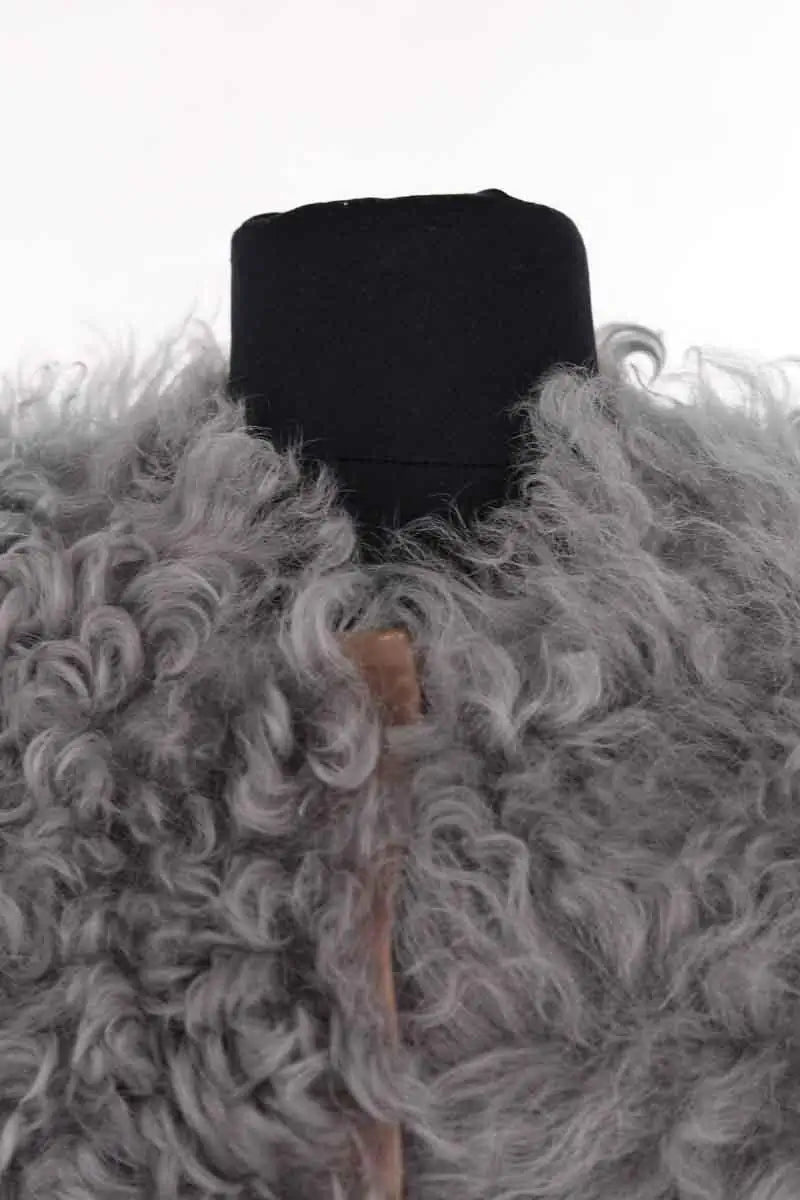 Veste Joseph Gris en Cuir