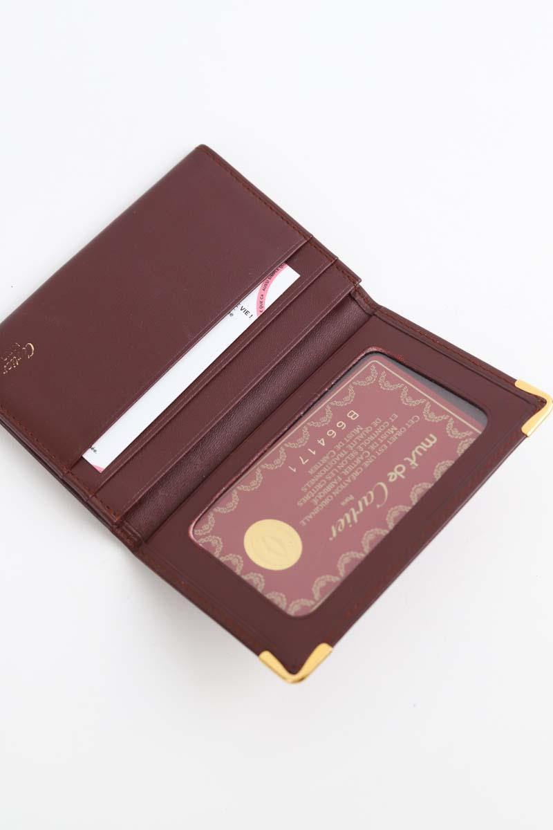 Porte-cartes Cartier  Bordeaux