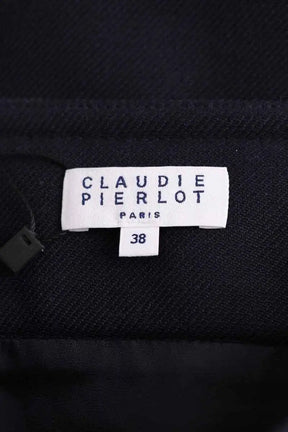 Jupe Claudie Pierlot Marine en Laine
