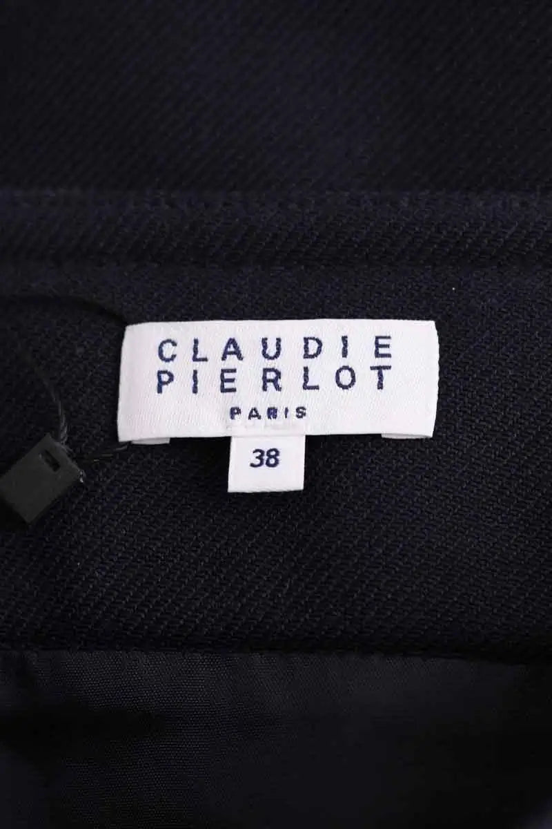 Jupe Claudie Pierlot Marine en Laine