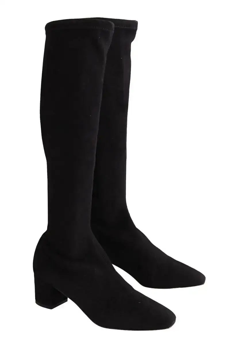 Bottes LK Bennett Eldon Noir en Daim