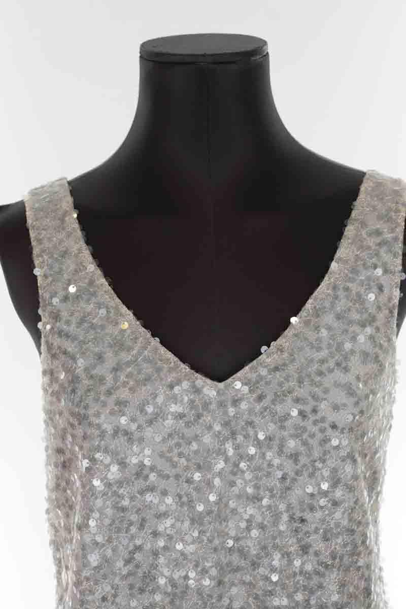 Mi-longueur Vince  Gris