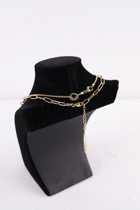 Lot colliers Lacoste  Doré