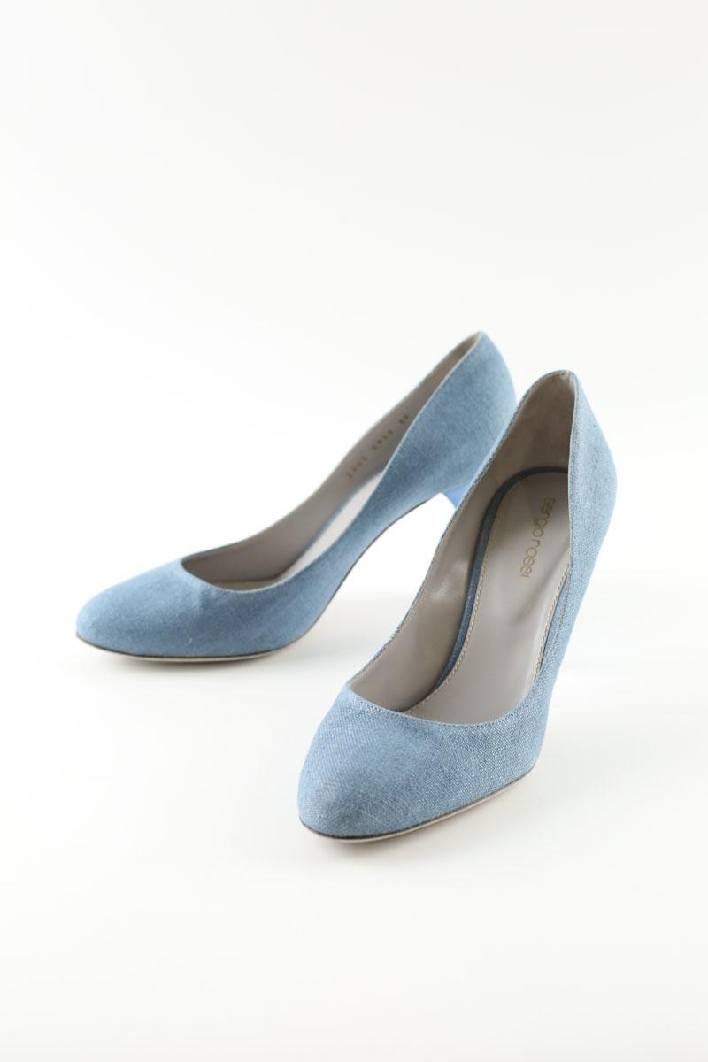 Talons Sergio Rossi  Bleu