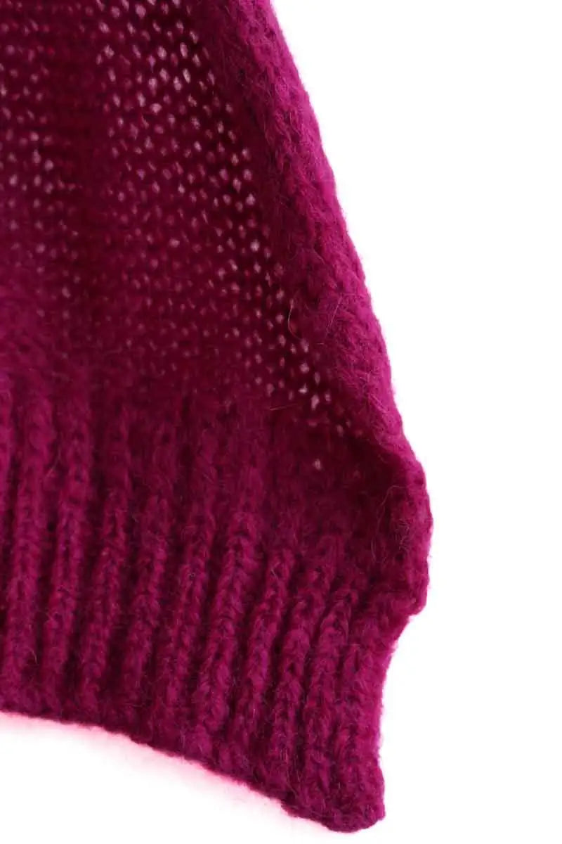 Écharpe Sézane Violet en Laine