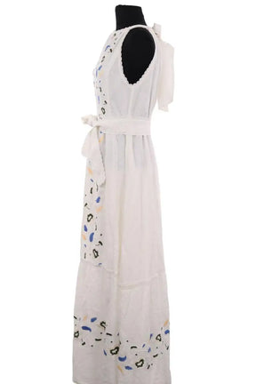 Robe Sézane Ecru en Lin