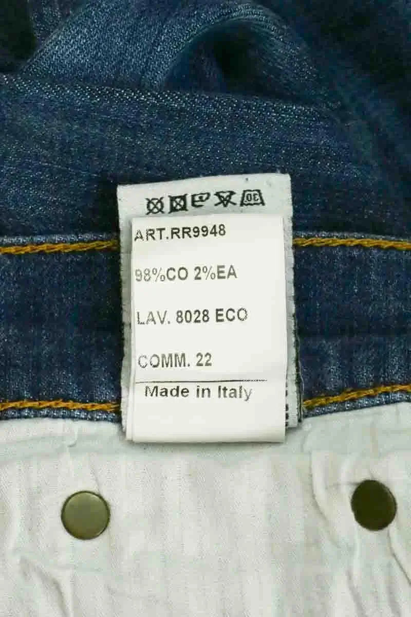Jean slim R13 Bleu en Coton - élasthanne