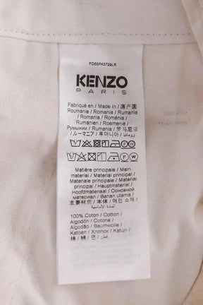 Pantalon large Kenzo Ecru en Coton