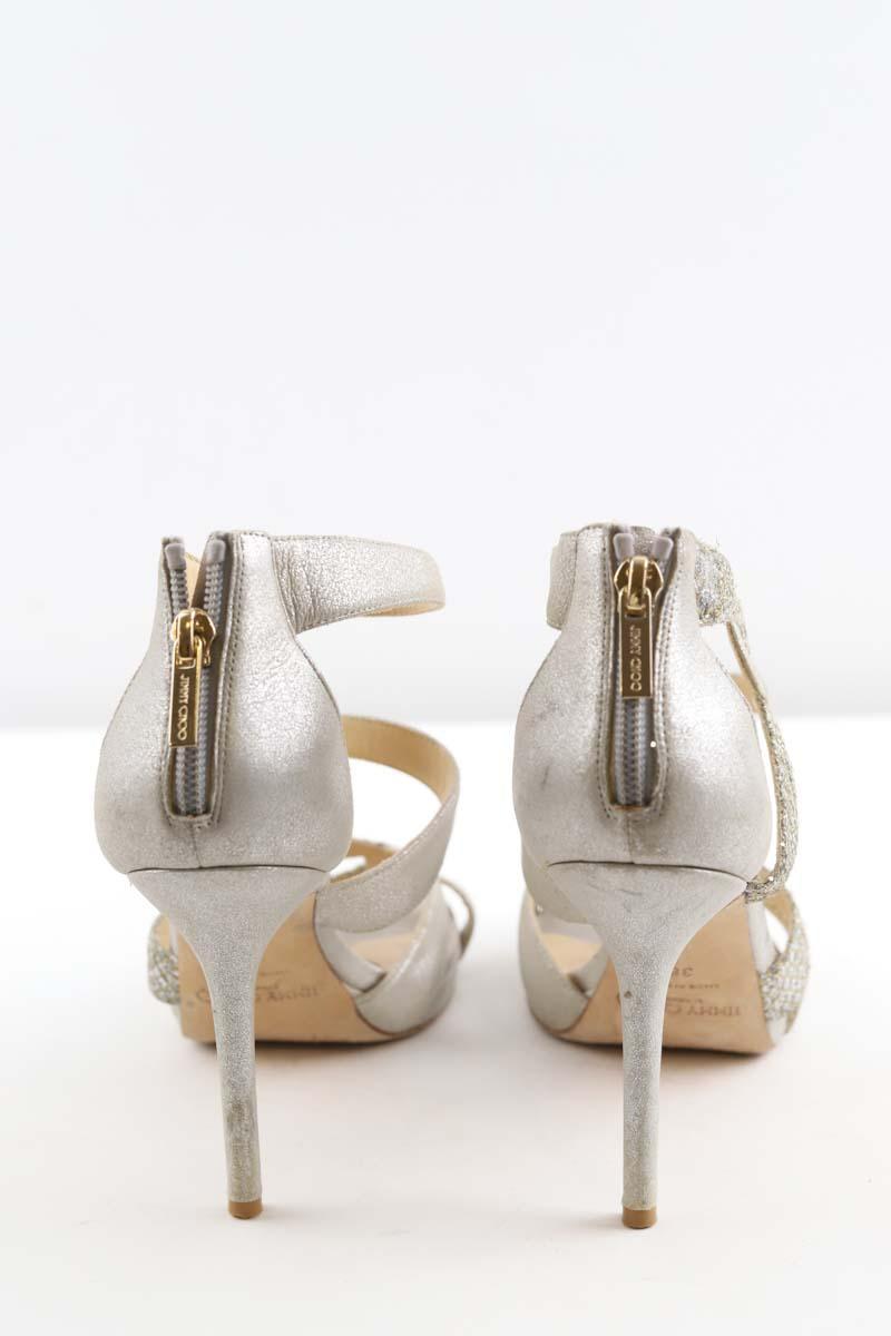 Talons Jimmy Choo  Argent