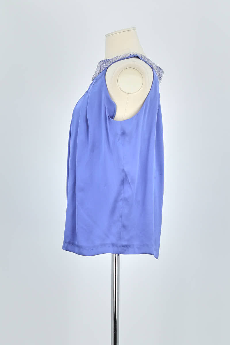Tops sans manche Alberta Ferretti  Bleu