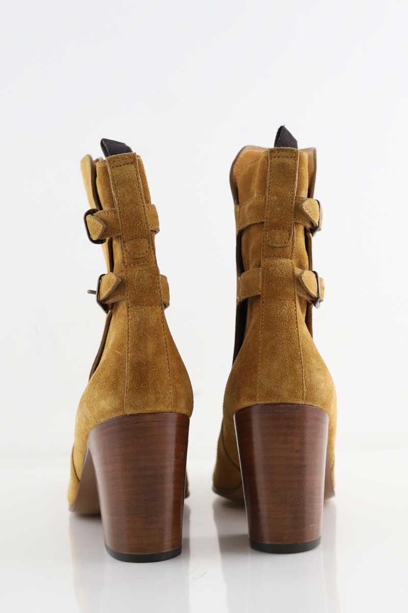 Boots Saint Laurent  Camel