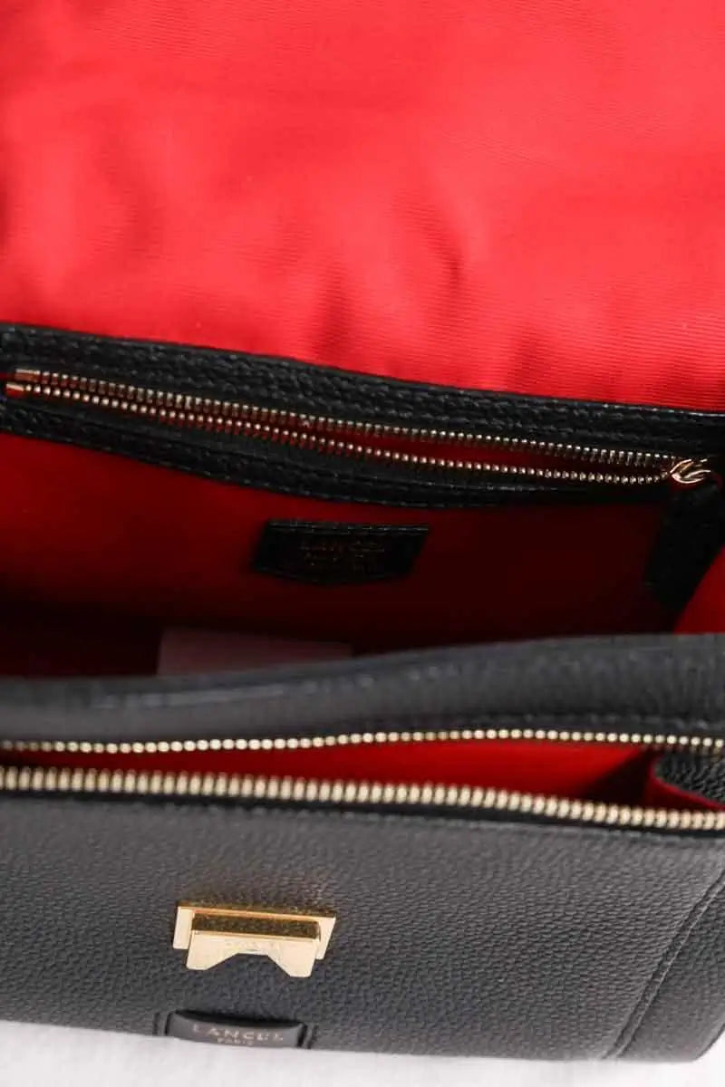 Sac à bandoulière Lancel Ninon Noir en Cuir