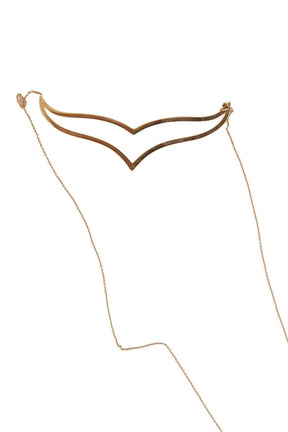 Collier Ginette NY Wise jumbo Doré en Or jaune