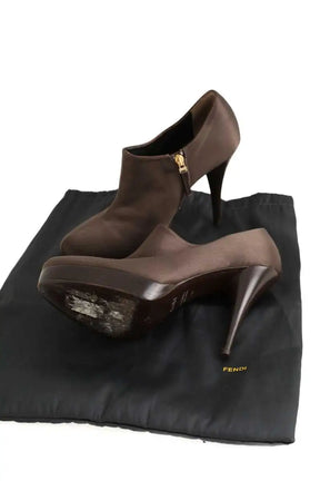 Boots Fendi  Marron