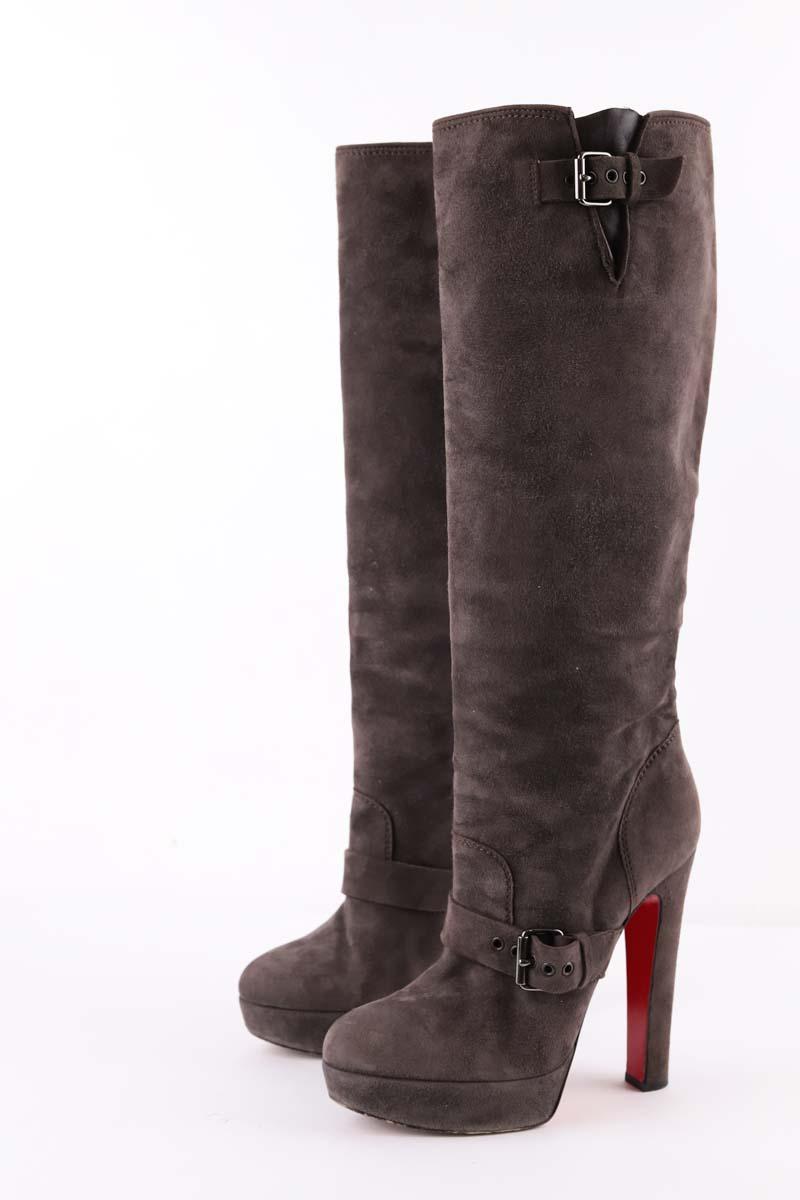 Bottes Christian Louboutin  Anthracite
