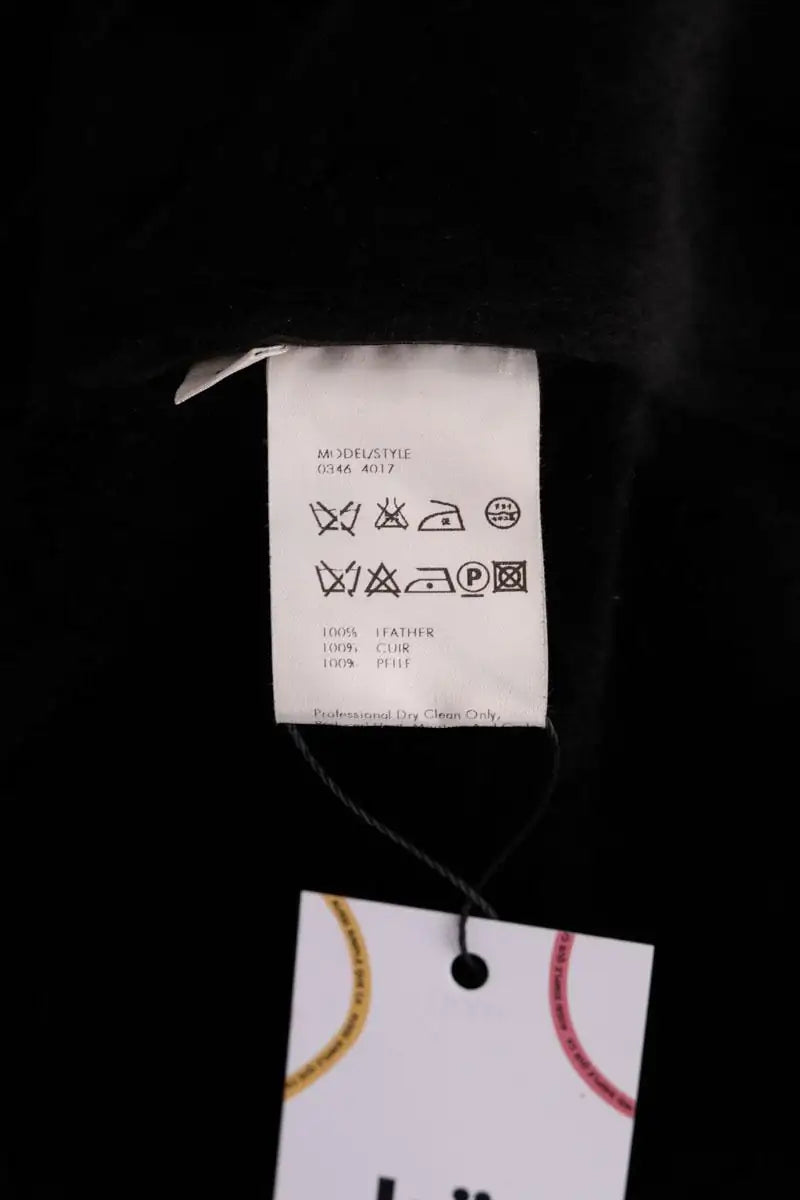 Manteau Calvin Klein Marron en Cuir