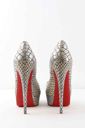 Talons Christian Louboutin  Argent